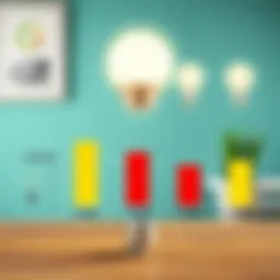 Energy efficiency of 40 watt LED bulbs illustrated with a comparison chart