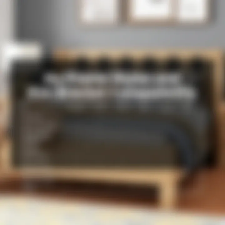 Comparison chart of various bed frame styles and their compatibility with slat brackets