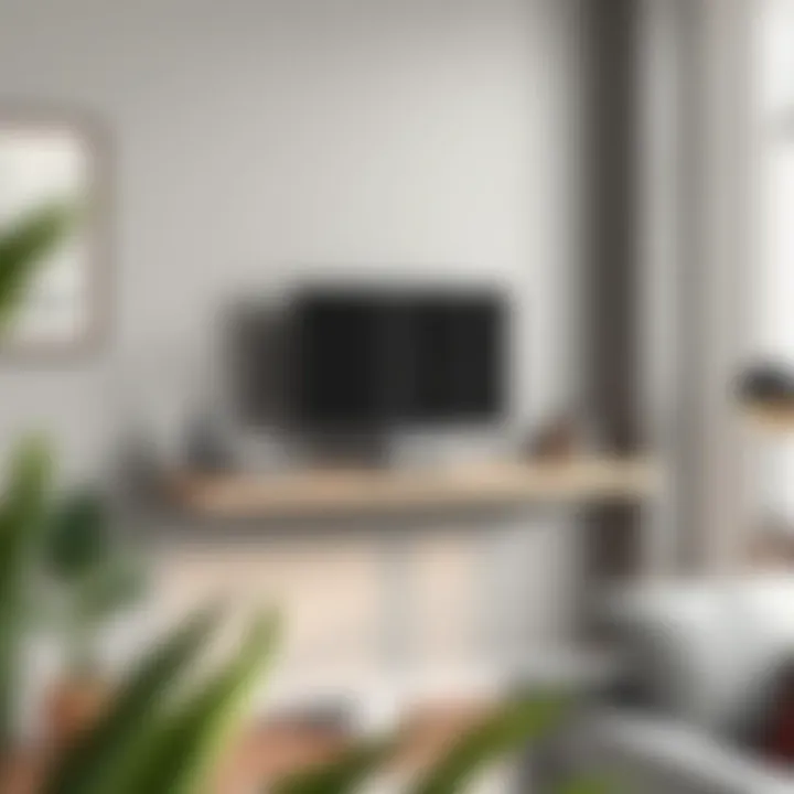 Minimalist floating shelf designed for compact gaming setups