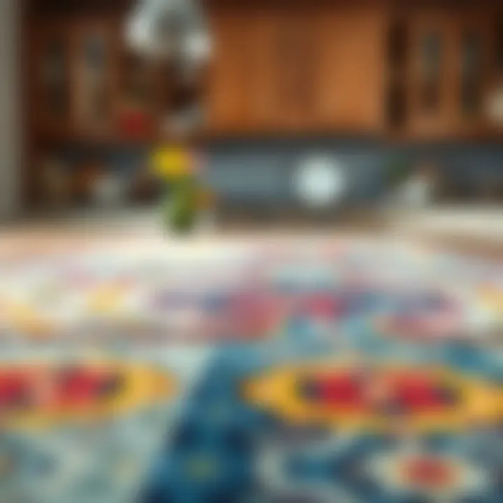 Vibrant Colors and Patterns to Enhance Your Space Vibrant colors and patterns in kitchen rug design