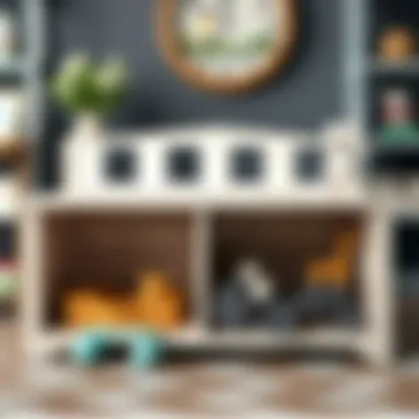 Durable materials used in toy storage bench construction