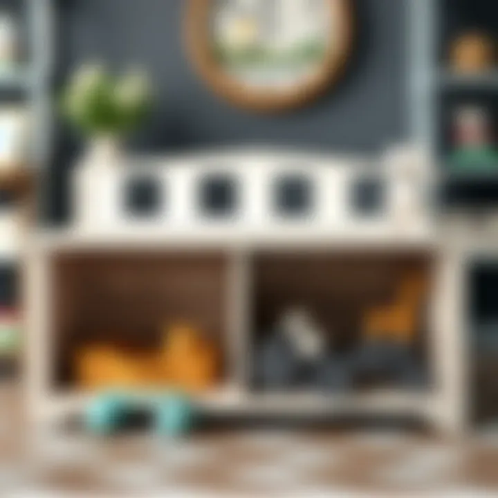 Durable materials used in toy storage bench construction