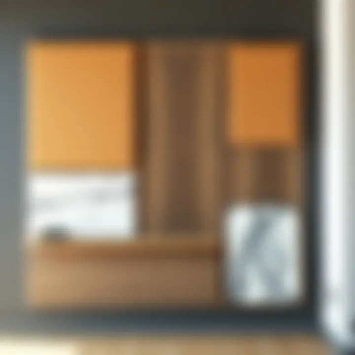 Elegant cork board showcasing various designs and materials