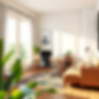 Efficient Home Office Design Functional home office setup with natural lighting