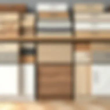 Variety of materials for bespoke cupboard doors