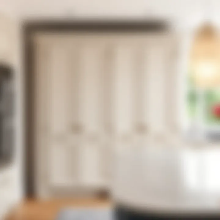 Elegant custom cupboard doors in a modern kitchen