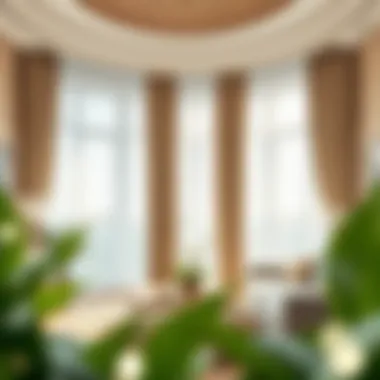 Stylish Room with Versatile 64-Inch Long Curtains A stylish room showcasing the versatility of 64-inch long curtain styles