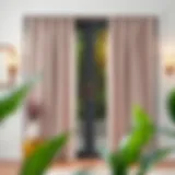 Elegant curtains that enhance the aesthetics of sliding glass doors