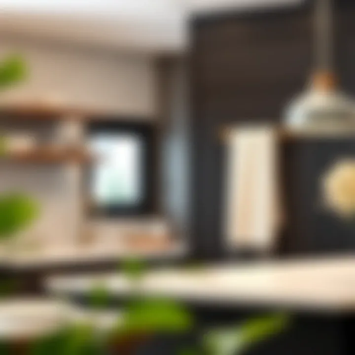 Easy installation process of drill-free towel bars demonstrated in a stylish kitchen