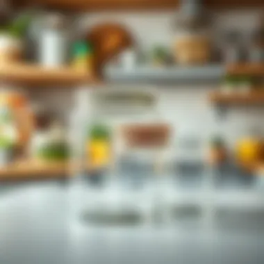 Eco-friendly mason glass storage containers displayed in a sustainable kitchen