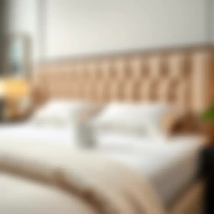 Elegant Design Features of Convertible Twin Beds Close-up of elegant design elements in convertible twin beds