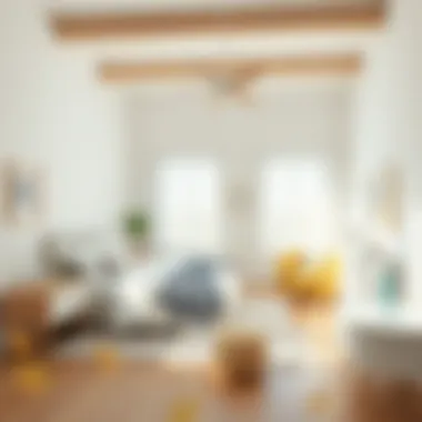 Bright Bedroom with Strategic Lighting Bright and airy bedroom with light color palette and strategic lighting