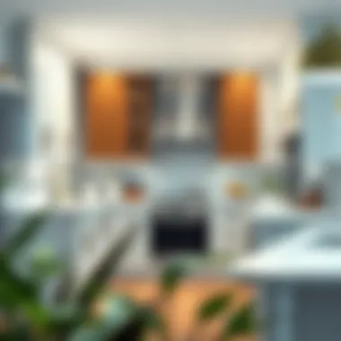 Functional layout featuring 9 inch cabinets optimizing kitchen space