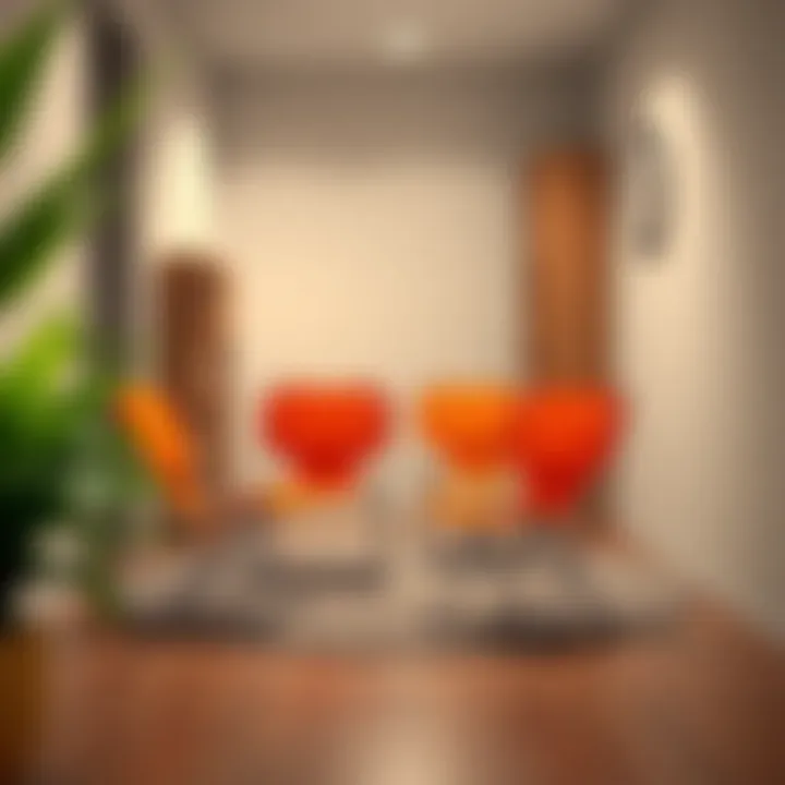 Compact Folding Chairs to Save Space Compact folding chairs arranged in a small space