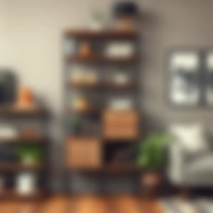 Diverse Materials for Budget-Friendly Tall Shelving Diverse materials used for budget-friendly tall shelving options