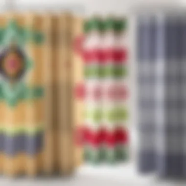 Variety of patterns and styles for shower curtains