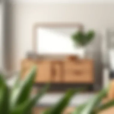 Contemporary Dresser Design Chic dresser with a contemporary finish