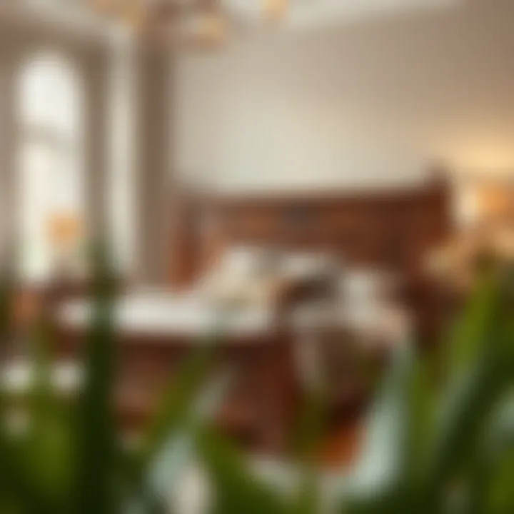 Craftsmanship in Bedroom Furniture Elegant wooden bed frame showcasing craftsmanship