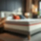 Luxurious three-inch mattress topper on a queen bed