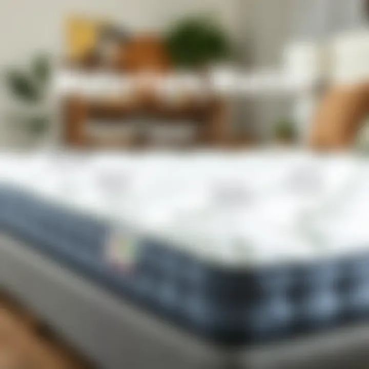 Materials Matter: Choosing the Right Mattress Topper Infographic showing materials used in mattress toppers