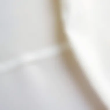 Application of hem tape on polyester fabric