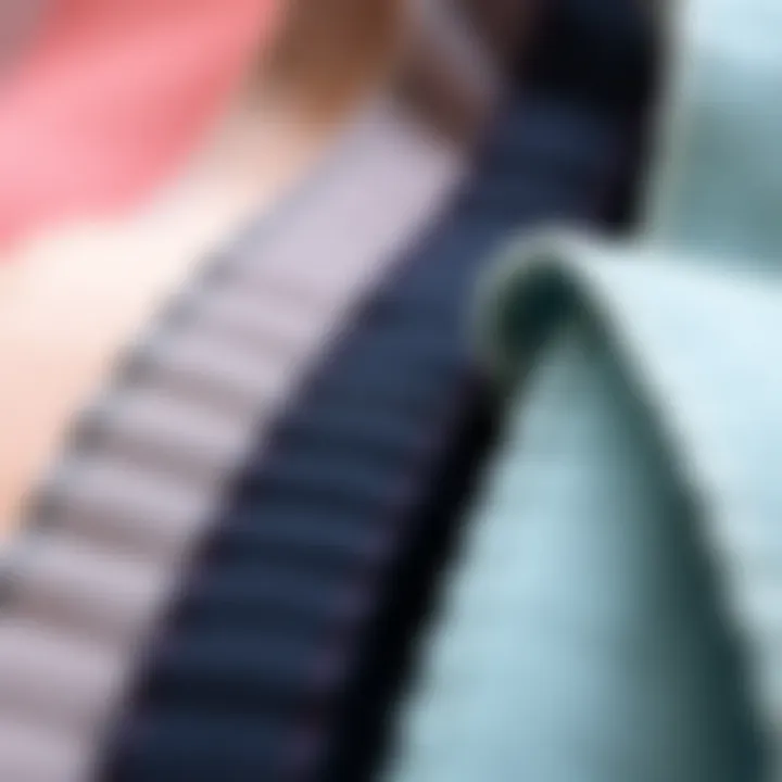 Various hem tape options for polyester fabrics