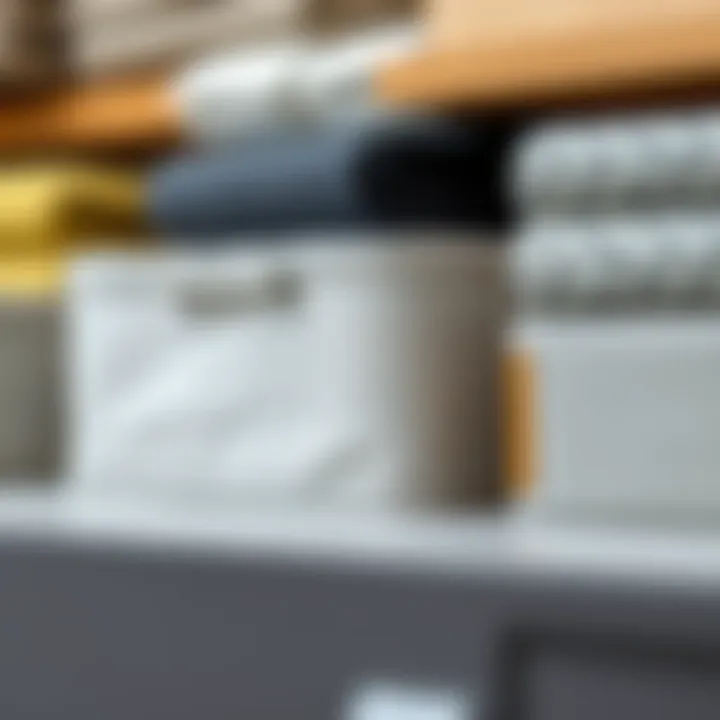 Materials that Define Efficient Storage Solutions Close-up of materials used in flip out storage bins