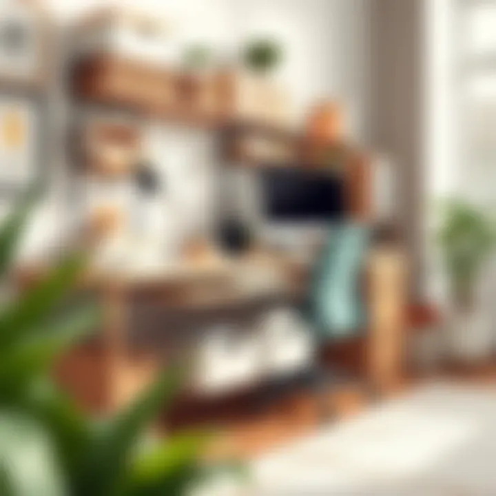 Enhancing Workspace Organization with Flip Out Bins Organized workspace featuring flip out storage bins