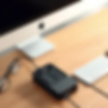 Close-Up of Power Features on a Standing Desk Close-up of power features on a standing desk