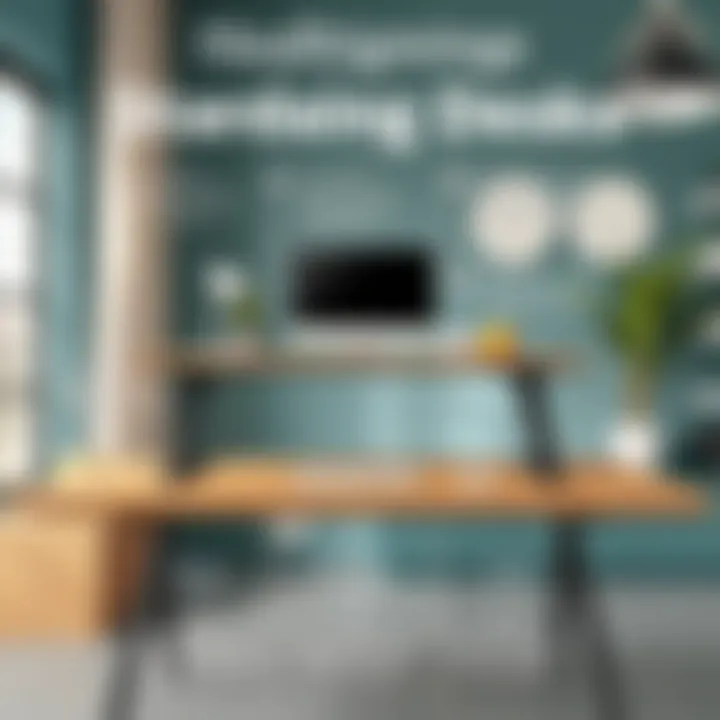 Infographic Highlighting Health Benefits of Standing Desks Infographic highlighting health benefits of standing desks