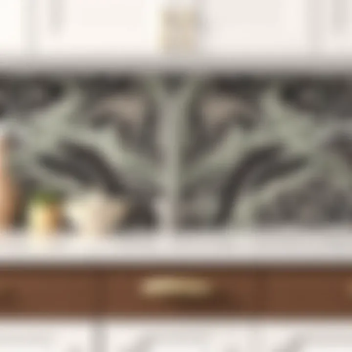 Textured Design of Glacier Bay Cultured Marble Side Splash Stylish Glacier Bay cultured marble side splash showcasing texture and design