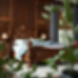 Elegant king wood bed with intricate carvings