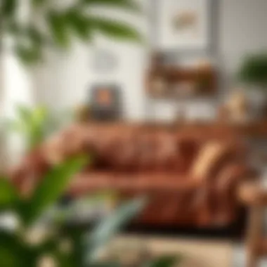 Eco-Friendly Leather Sofa Cover Solutions Sustainable leather sofa cover options in an eco-friendly home