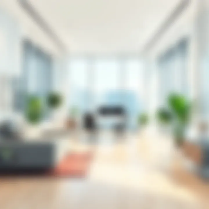 Bright and Inviting Office Environment Modern office space utilizing light decor for enhanced productivity