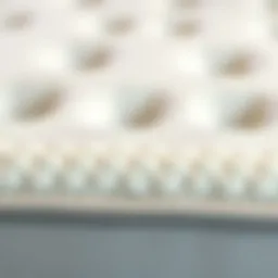 Luxurious mattress texture showcasing quality materials