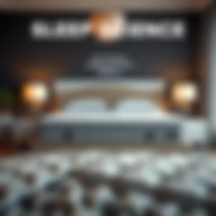 Illustration of sleep science concepts and benefits