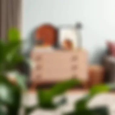 Nordli 2 Drawer Chest styled with decorative items