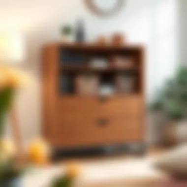 Nordli 2 Drawer Chest with organized storage solutions