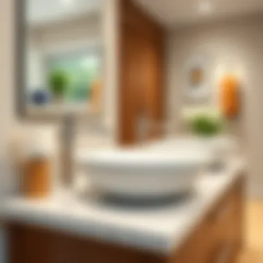 Maintenance tips for vessel sinks and counters