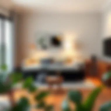 Cozy bedroom featuring a pull-out couch with storage