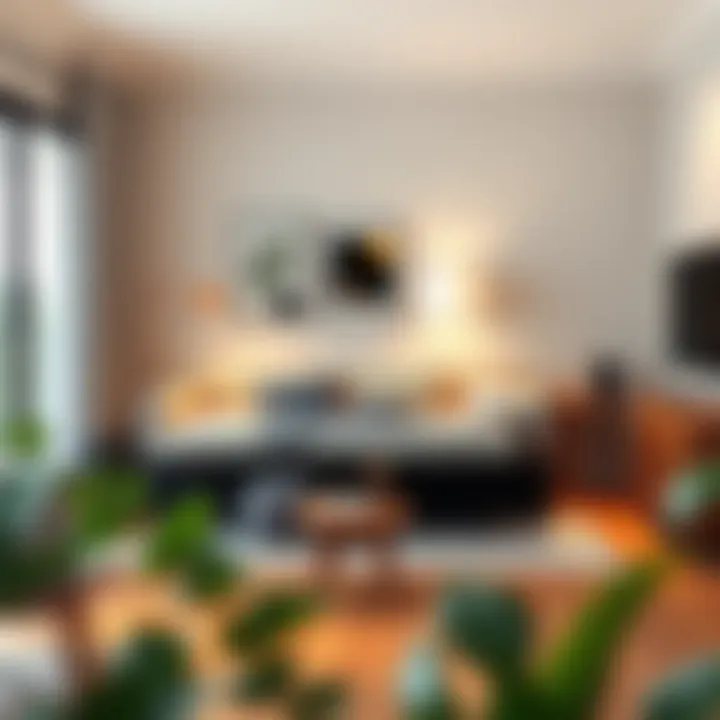 Cozy bedroom featuring a pull-out couch with storage