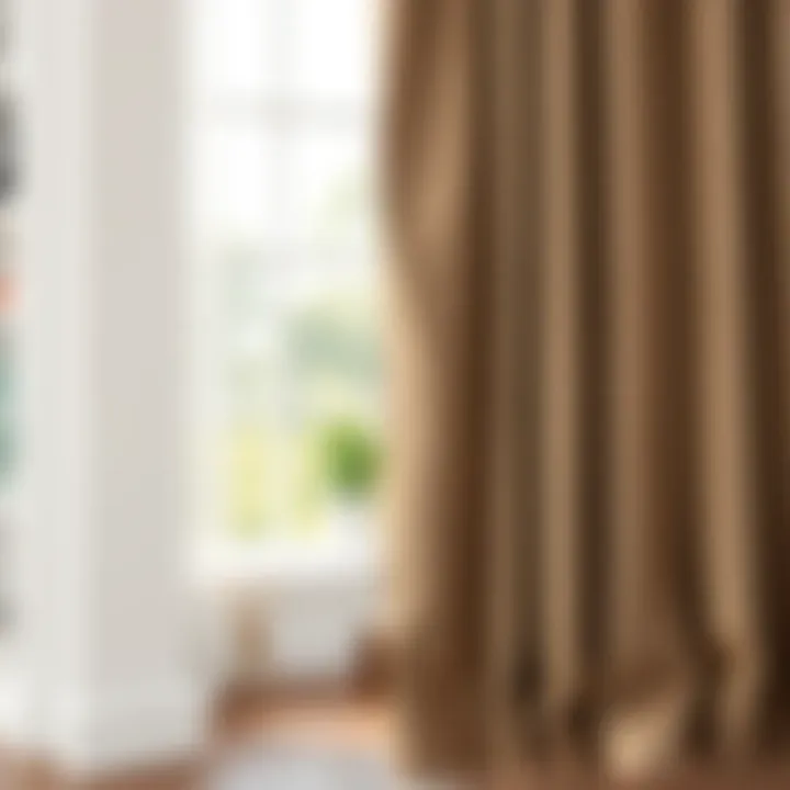 Variety of Materials for Sidelight Panel Curtains Stylish materials used in sidelight panel curtains