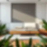 Elegant low bed frame in a modern bedroom setting