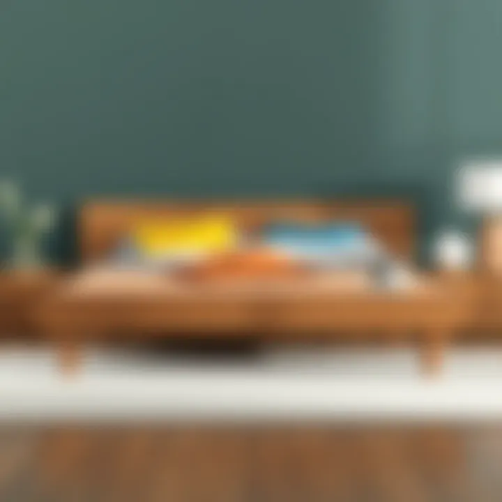 Variety of materials used in low bed frames