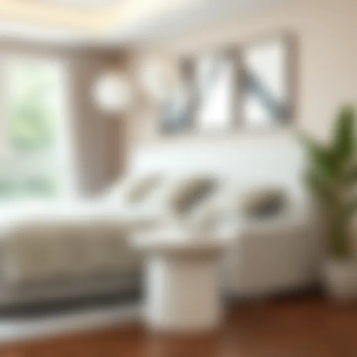 Innovative Placement for Small White End Tables Creative placement ideas for small white end tables