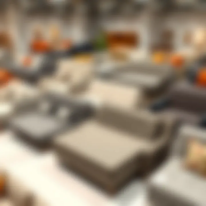 Showcase of Sofa Options Futons, sleeper couches, and convertible beds displayed together