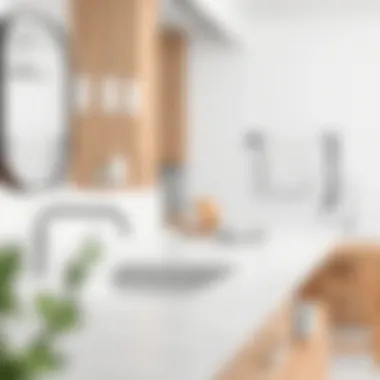 Maintenance tips for solid surface countertops in a bathroom setting