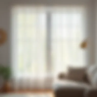 Sheer Window Panels Enhancing Natural Light Natural light filtering through sheer window panels