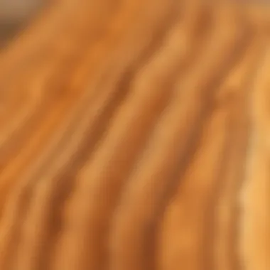 Teak Wood Grain and Durability Close-up of teak wood grain showcasing durability