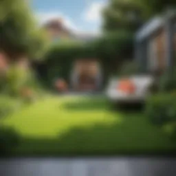 Lush artificial grass providing a vibrant outdoor space